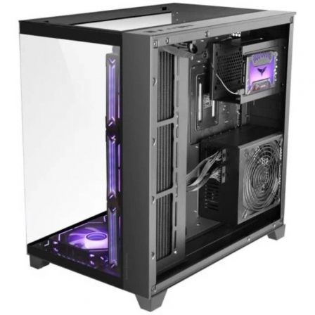 Mars Gaming MC-3C Semitorre ATX Negra Bahías 2x3.5" 2x2.5" USB 3.0 Gestión de Cables